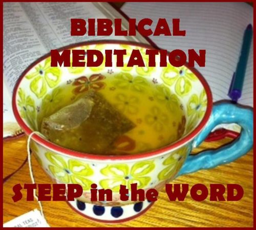 biblical meditation, mediation, Christian meditation