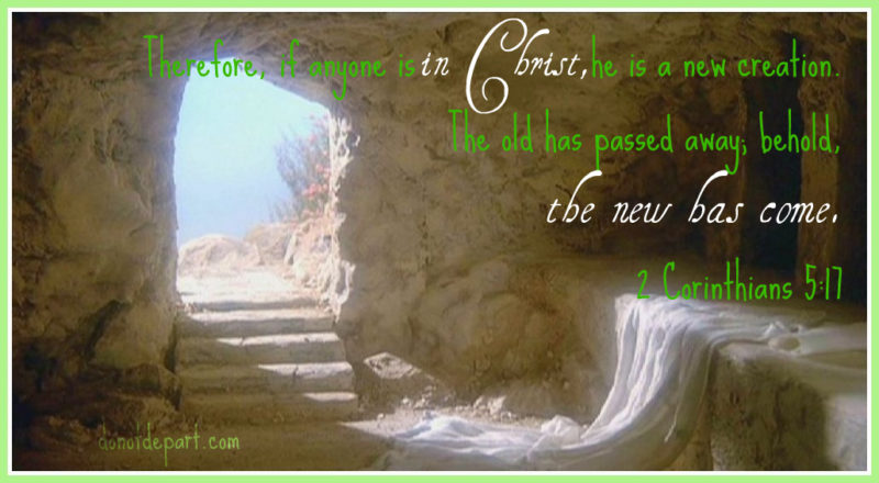 New life is in Christ Jesus