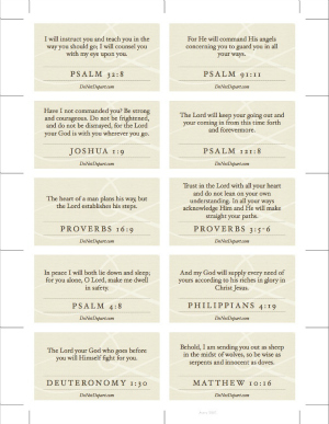 Scripture Travel Cards - DoNotDepart.com