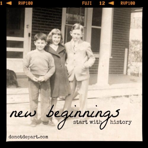 new beginnings start with history