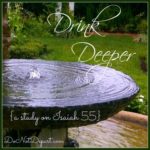 Drink Deeper {a study on Isaiah 55 at DoNotDepart.com}