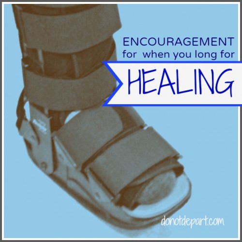 Encouragement healing