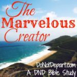The Marvelous Creator - A Summertime Bible study from DoNotDepart.com