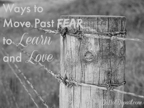 Ways to Move Past Fear to Learn and Love (DoNotDepart.com)