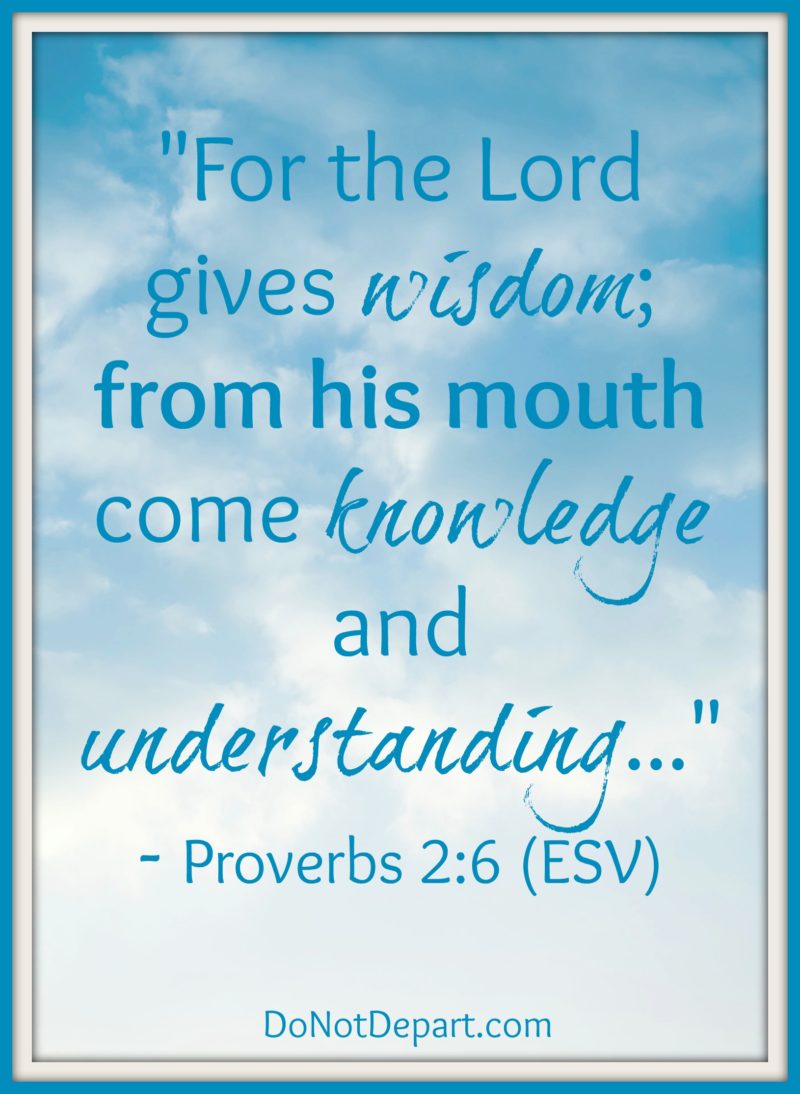 Proverbs 2:6 - Theology and Trust