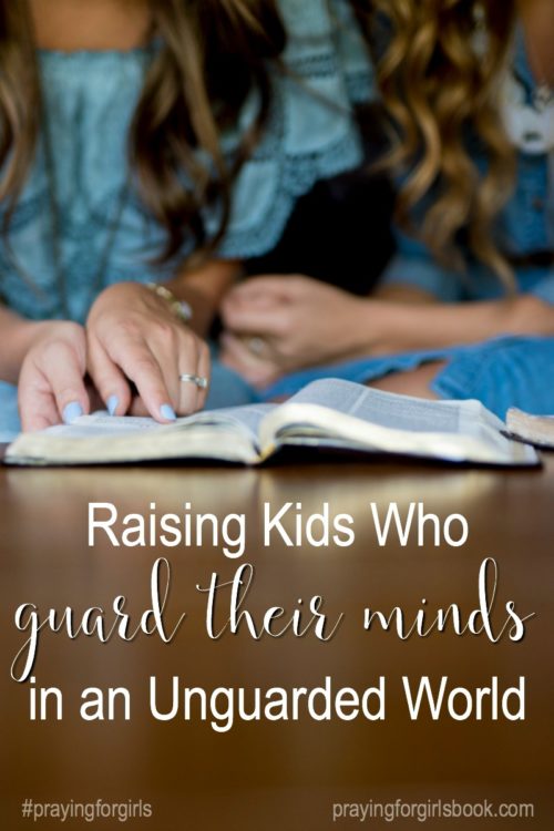 As moms, we have a great opportunity to guide our children to habits, practices, and disciplines that will help them guard their minds and protect their hearts. But long before we ever teach them, we must be praying and applying these disciplines in our own lives.