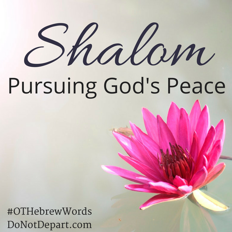 Peace (Shalom), the Ancient Hebrew Meaning – Light of the World