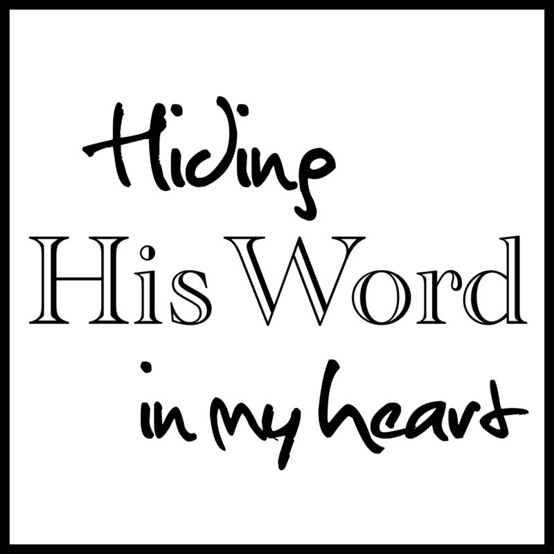Hiding His Word in My Heart {Summer Link-Up}