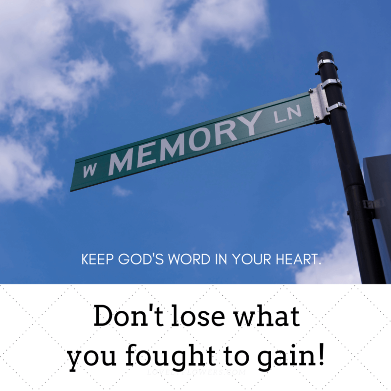 Memory Verses: 3-Step Review to Remember