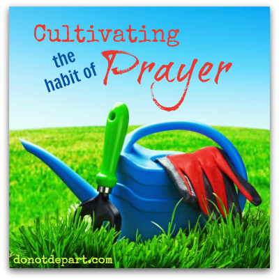 Cultivating the Habit of Prayer - donotdepart.com