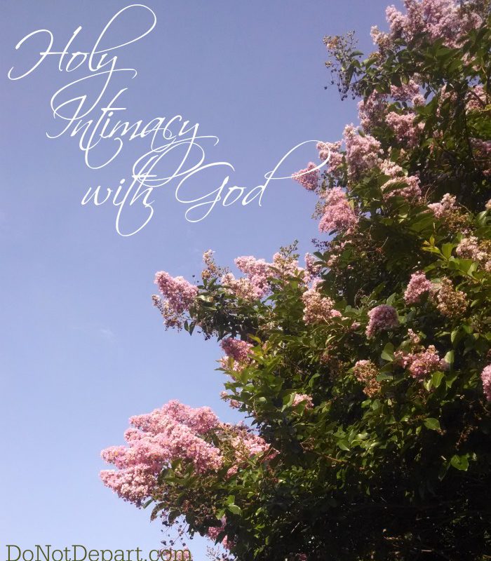 Holy Intimacy with God