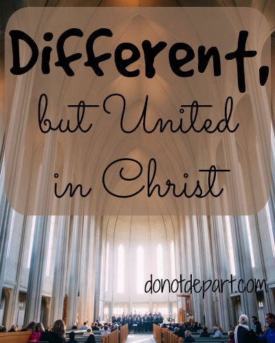 Different, but United in Christ