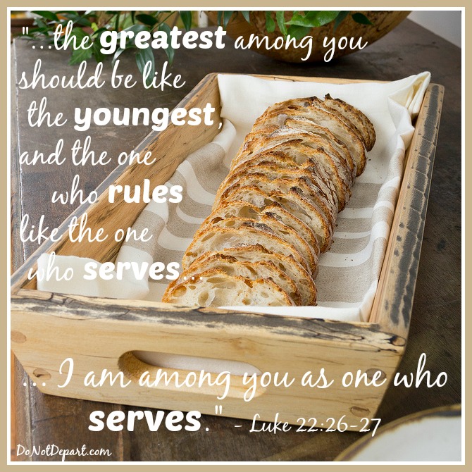 Like One Who Serves {Spread the Word Printable Graphic}
