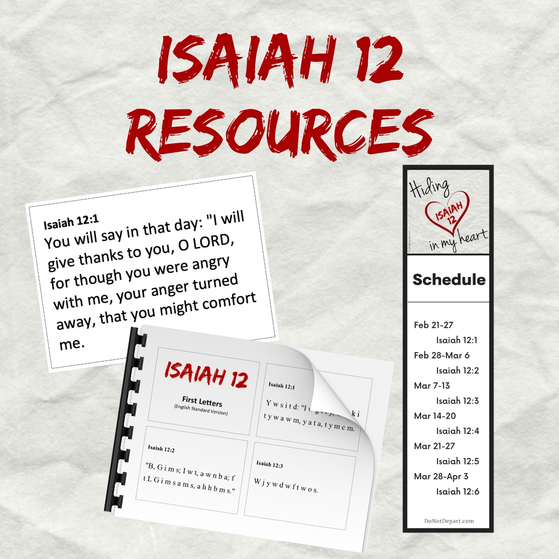 Isaiah 12 Resources 2021