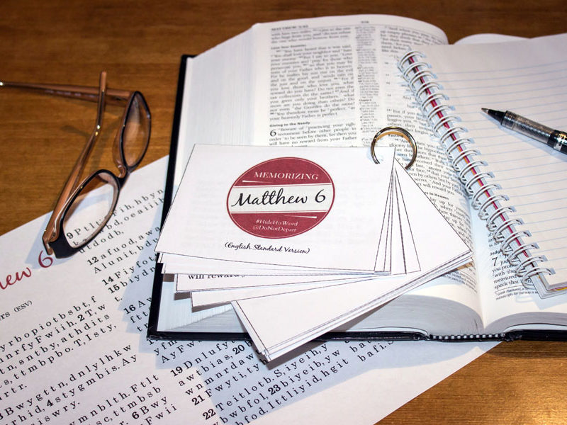 A Compact Guide to Memorizing Matthew 6 – Printables