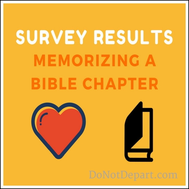 Survey Results on Memorizing Bible Verses