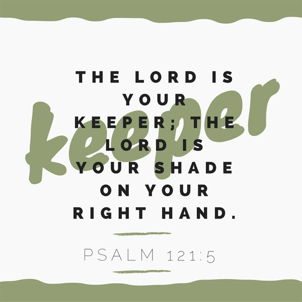 At Your Right Hand {Memorizing Psalm 121:5}