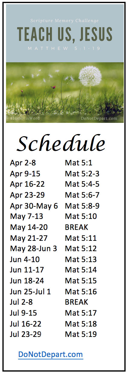 Matthew-5-Schedule