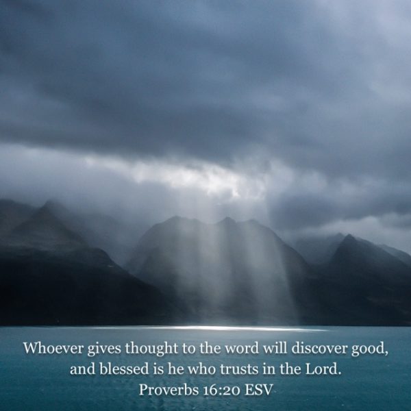 Give Attention to the Word and Find Good {Proverbs 13-16} - Do Not Depart