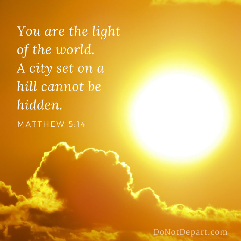 You ARE Light – Matthew 5:14 {Scripture Memory Challenge}