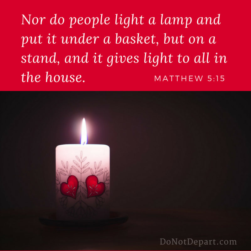 Where Do You Hide Your Light? Matthew 5:15 {Scripture Memory Challenge}