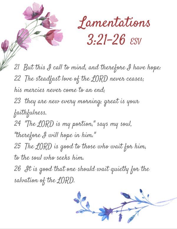 Lamentations-3-21-26-ESV - Do Not Depart