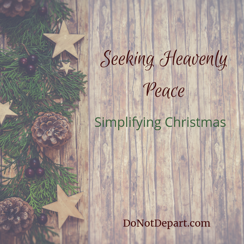 Seeking Heavenly Peace