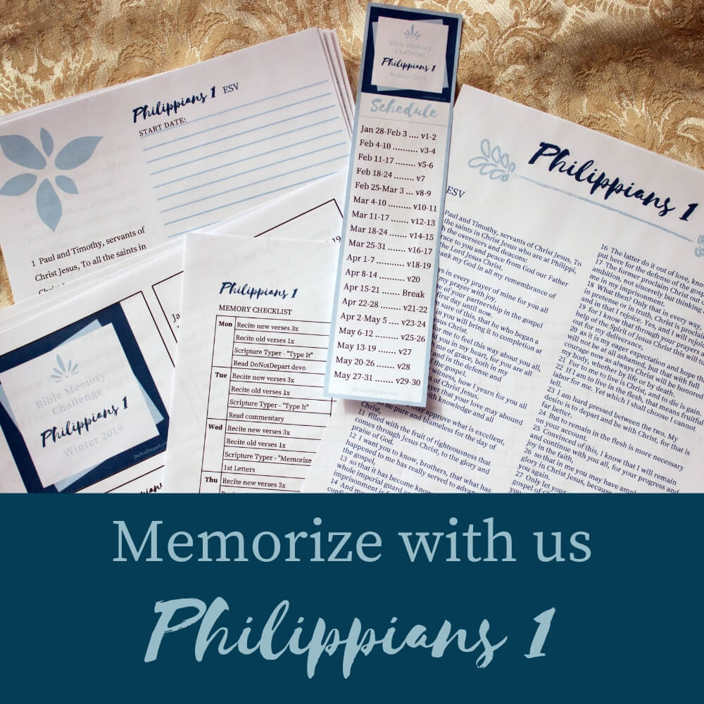 Sign Up Now – Memorize Philippians 1