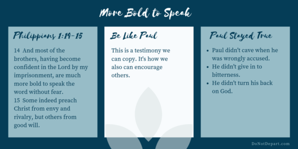More Bold to Speak Philippians-1-14-15
