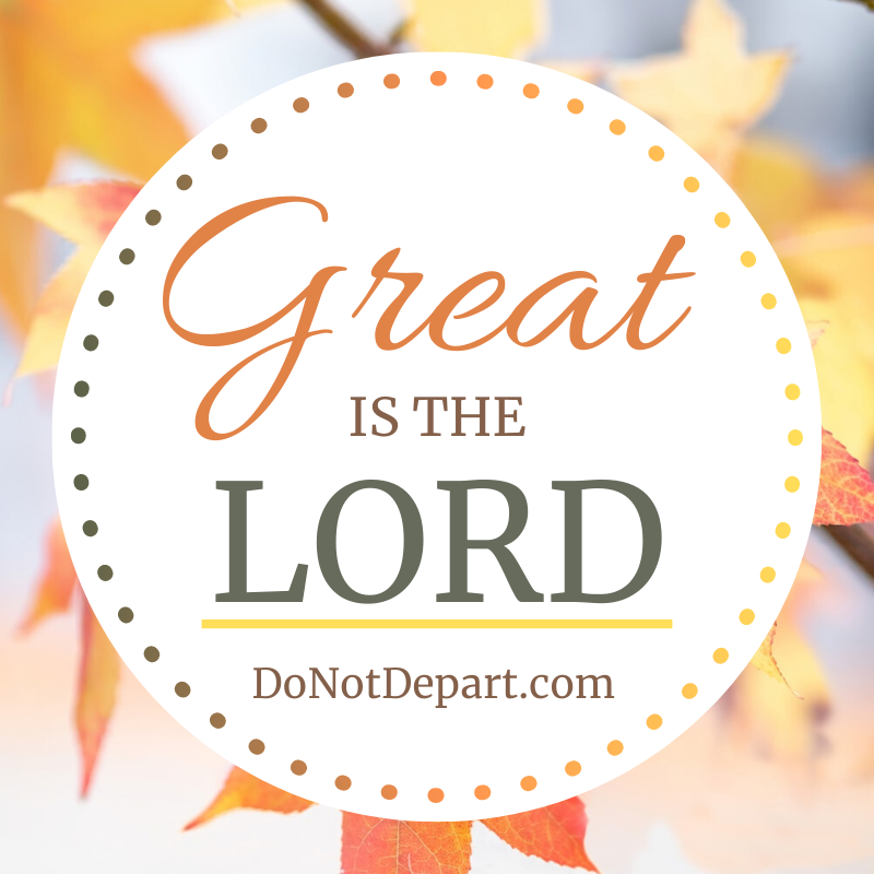 Great Is the Lord – Psalm 145
