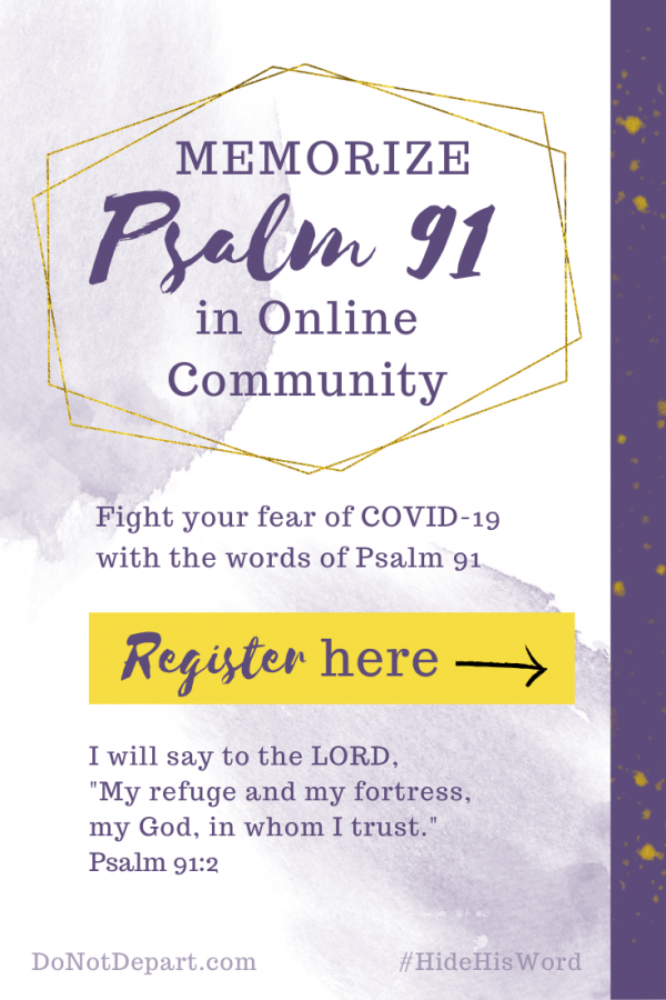 Sign up to memorize Psalm 91