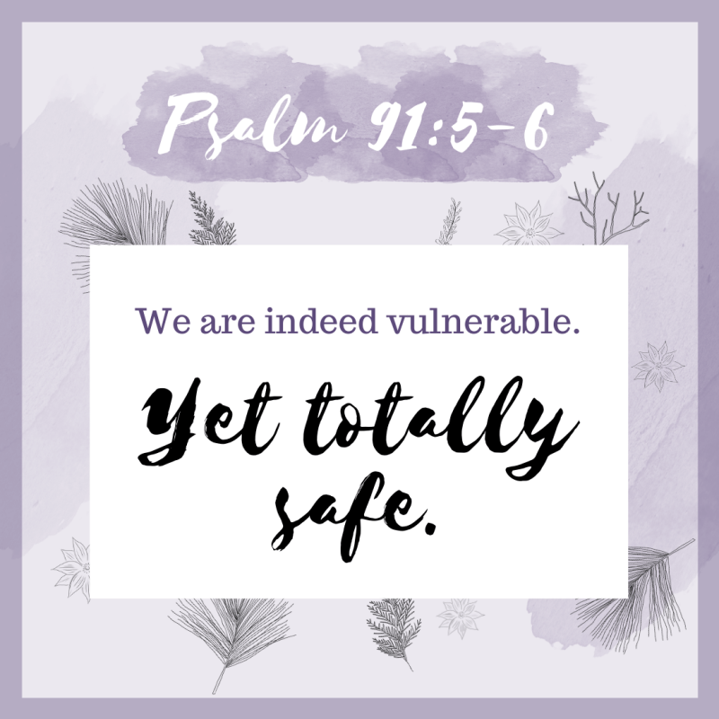 Vulnerable or Safe? Both {Psalm 91:5-6}