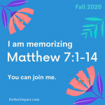 I am memorizing Matthew 7_insta1