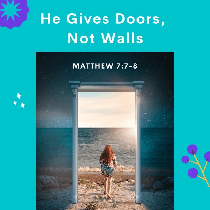 It’s a Door, Not a Wall—Knock on It {Matthew 7:7-8}