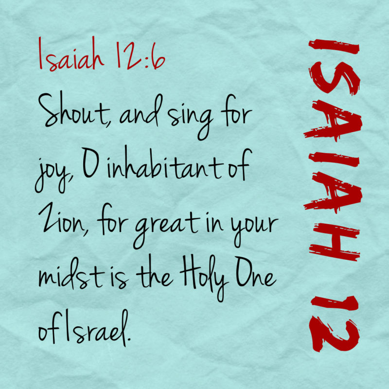 Isaiah 12_6