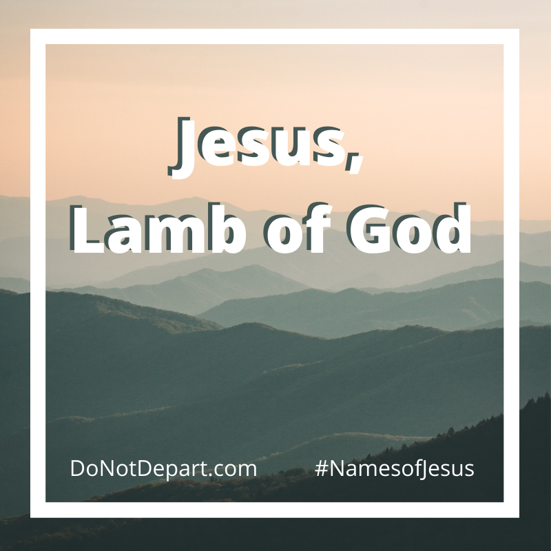 Jesus, Lamb of God
